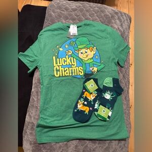 Lucky Charms Graphic Tee & Socks